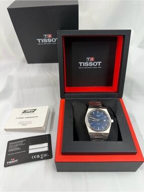 Tissot PRX Stainless Steel Men's Watch blue face